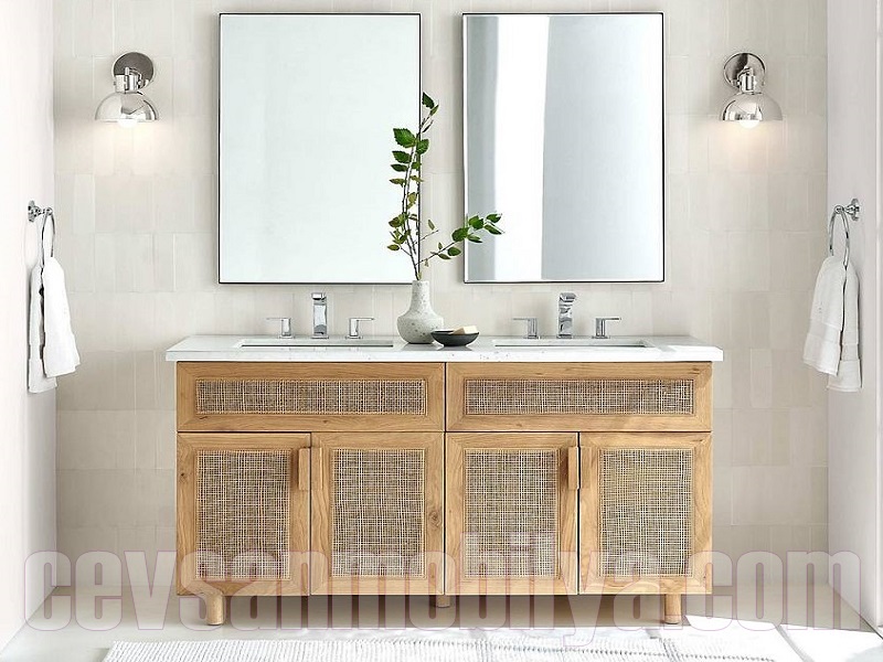 ankara siteler ahşap banyo dolabı modelleri