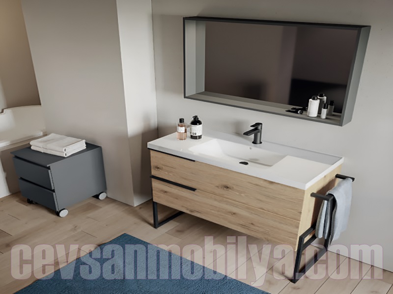 ahşap banyo dolapları