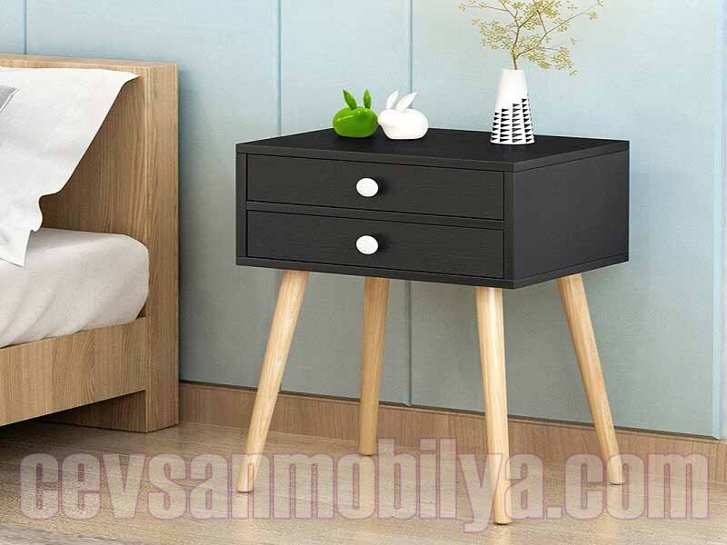 siteler yatak odaları ahşap komidin